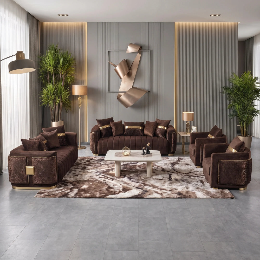 Avanos Luxury Sofa Collection | Brown