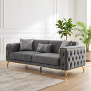 Belinda Luxury Sofa Collection | Grey