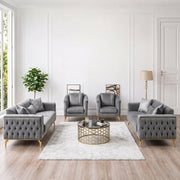 Belinda Luxury Sofa Collection | Grey