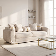 Delta Sofa Collection | Cream & Gold
