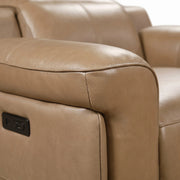 Esabella Luxury Dual Electronic Recliner Leather Sofa Set