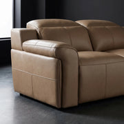 Esabella Luxury Dual Electronic Recliner Leather Sofa Set