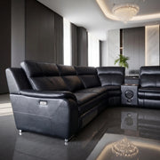 Florida Corner Electric Recliner Leather Sofa Set