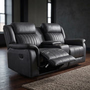 Noir Recliner Sofa Set