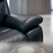 Zeus Manual Recliner Genuine Leather Sofa Set