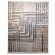 Cobalt Circuit Turkish Rug