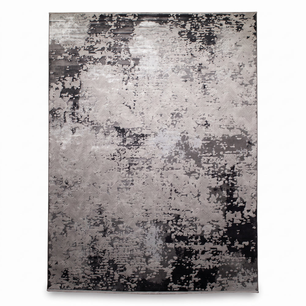 Charcoal Storm Turkish Rug