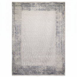 Denim Border Turkish Rug