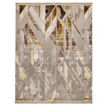 Copper Diamond Turkish Rug