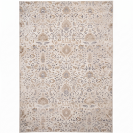Alabaster Damask Turkish Rug