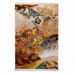 Amber Paisley Turkish Rug