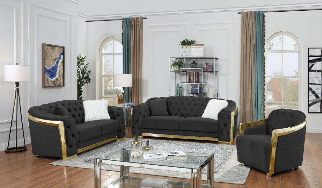 Luxurious Living Room Couch Set 2133