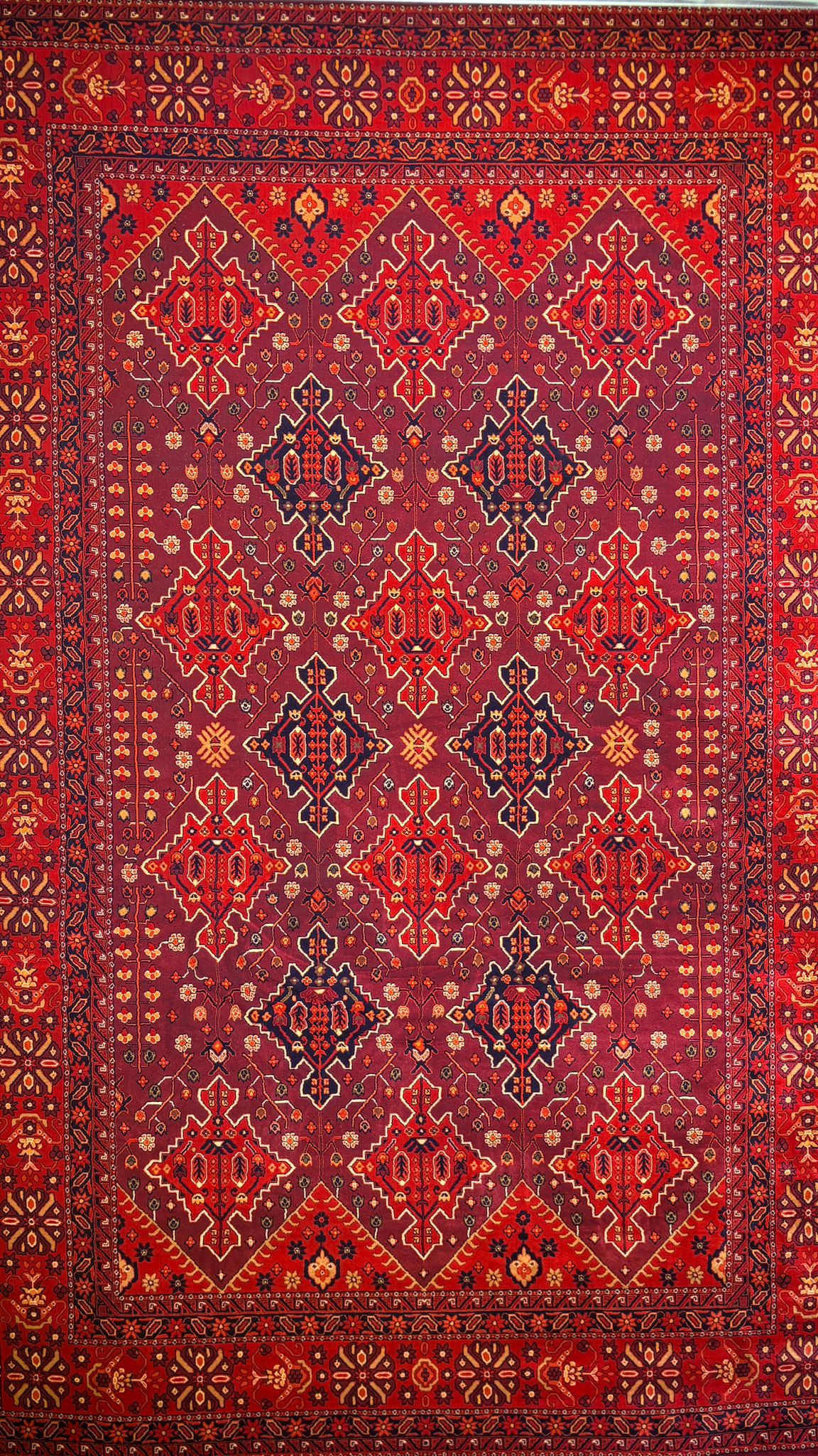 Traditional Geometric Tribal Rug