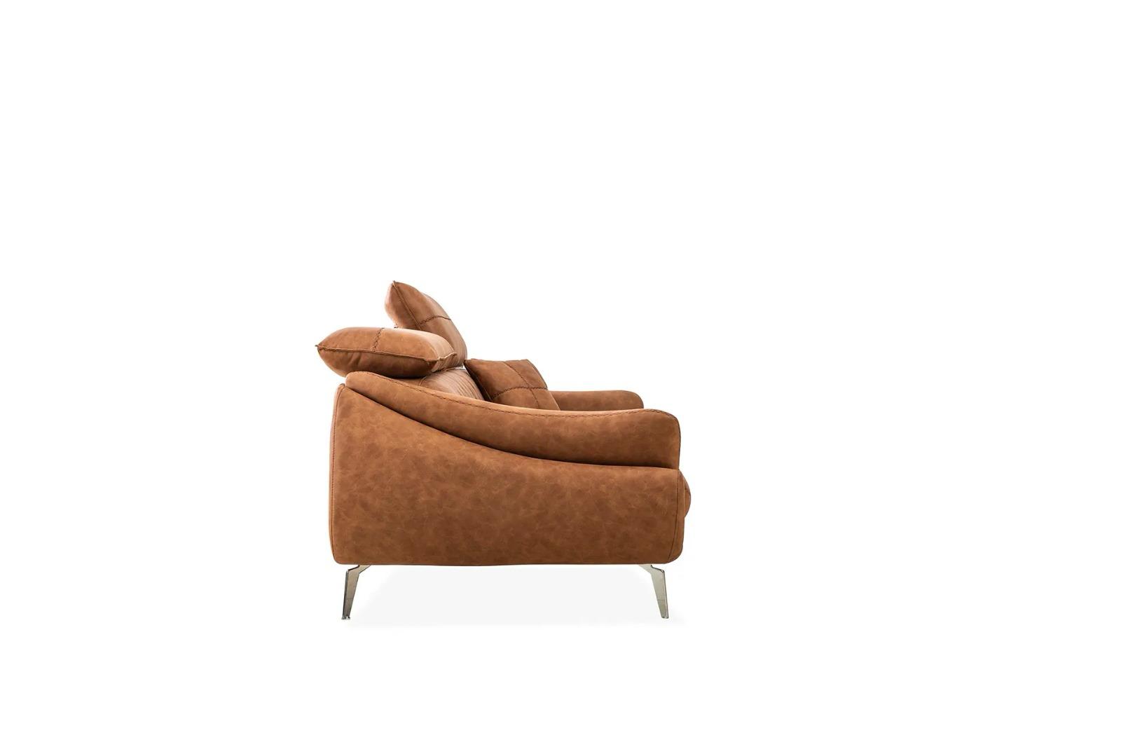 Bravo 8-Seater Contemporary Reclining Sofa Set with Diamond Tufting